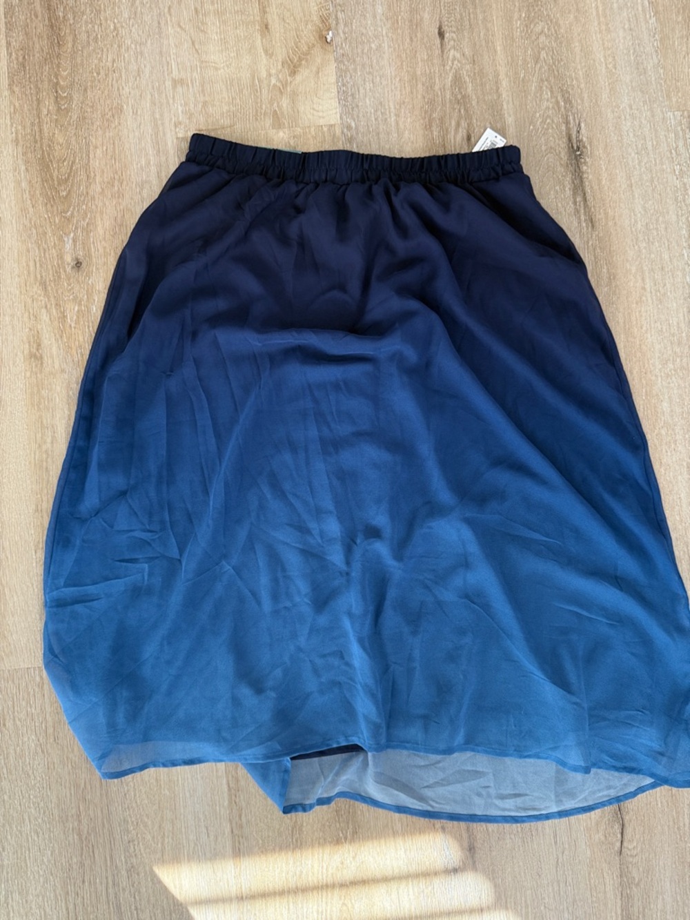 Old Navy Ombre Blue Midi Skirt